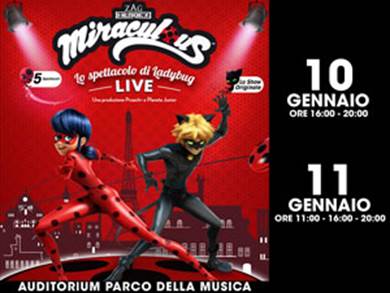Lo spettacolo Miraculous arriva Live a Roma